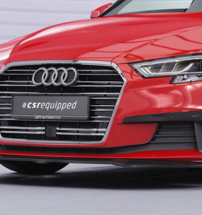 Lame de parechoc avant pour Audi A3 8V berline et cabriolet (facelift) (2016-2020) - Fabriqué en ABS (6 finitions au choix)