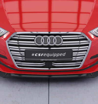 Lame de parechoc avant pour Audi A3 8V berline et cabriolet (facelift) (2016-2020) - Fabriqué en ABS (6 finitions au choix)