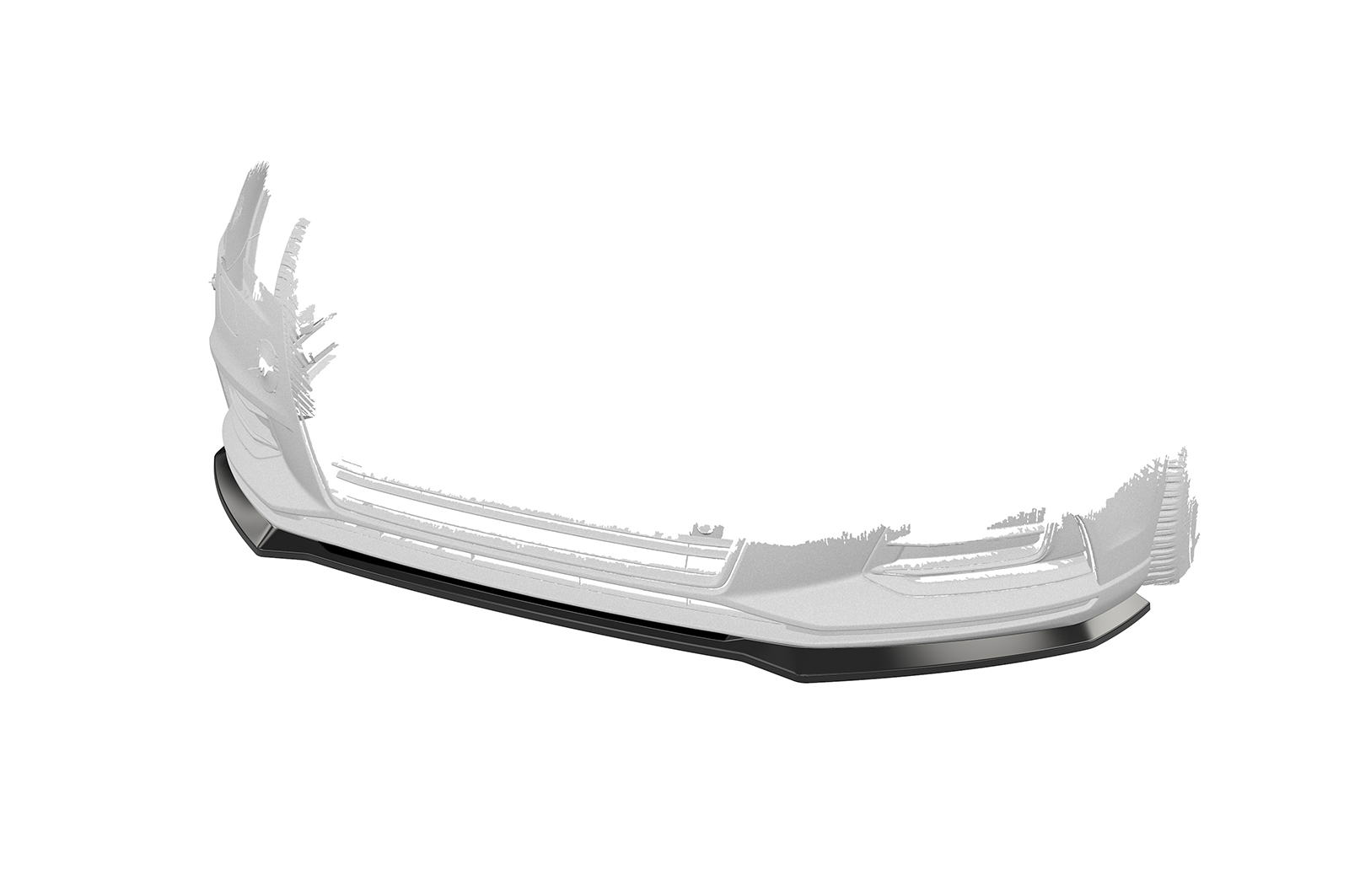 Lame de parechoc avant pour Audi A3 8V berline et cabriolet (facelift) (2016-2020) - Fabriqué en ABS (6 finitions au choix)
