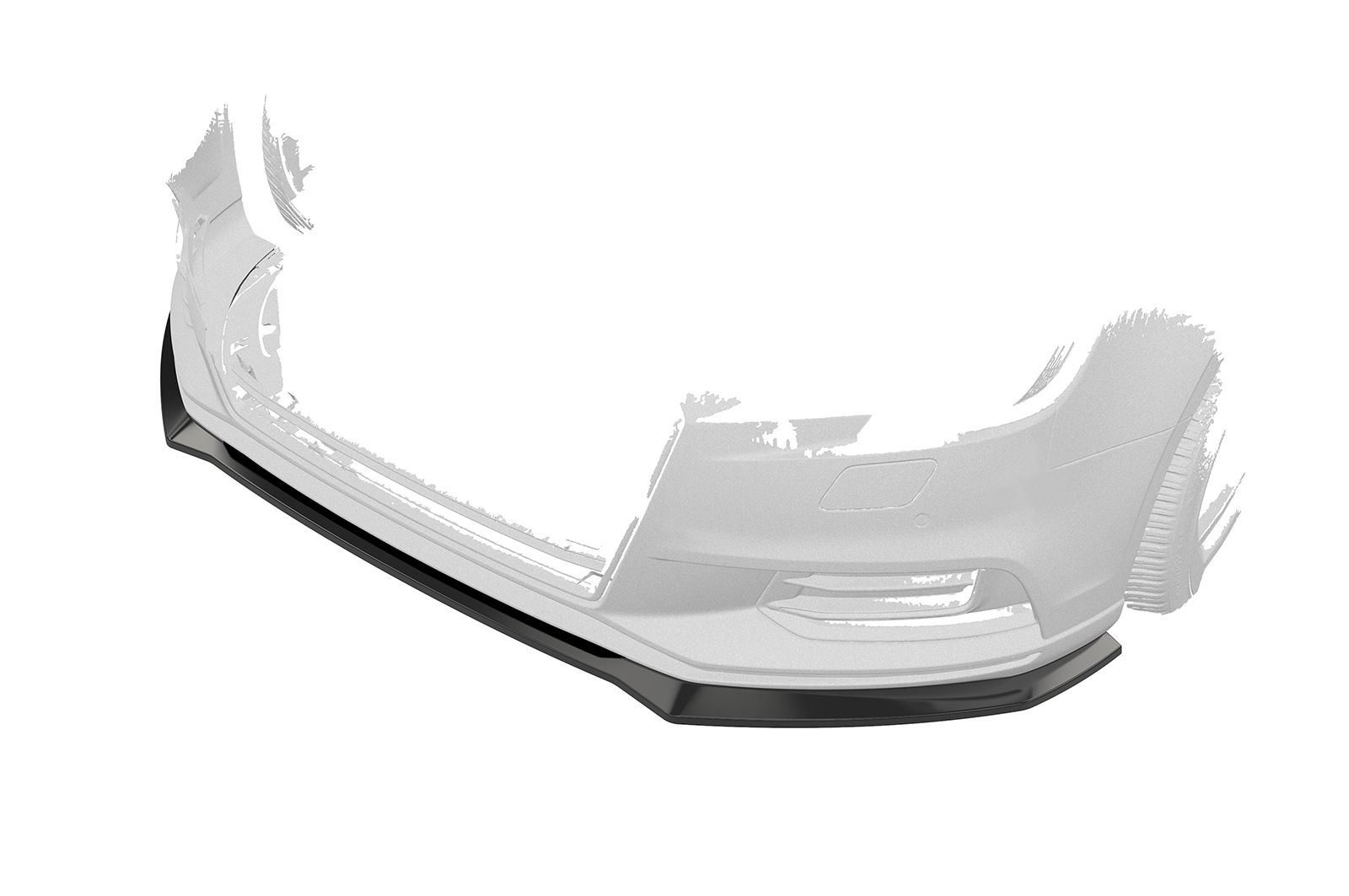 Lame de parechoc avant pour Audi A3 8V berline et cabriolet (facelift) (2016-2020) - Fabriqué en ABS (6 finitions au choix)