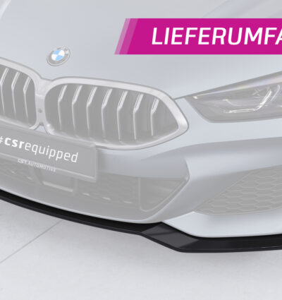 Lame de parechoc avant pour BMW Série 8 G16 Grand coupé avec Pack M / et M850i (depuis 2019) - Fabriqué en ABS (6 finitions au choix)