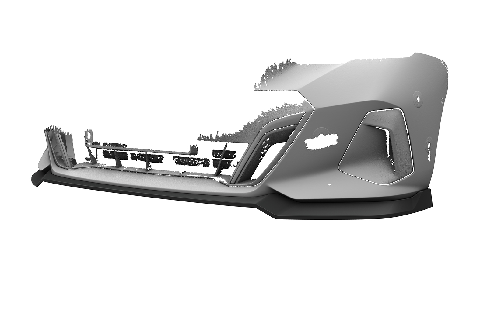 Lame de parechoc avant pour BMW Série 5 G60 / i5 G60 M Sportpaket et M60 (depuis 10/2023) - Fabriqué en ABS (6 finitions au choix)