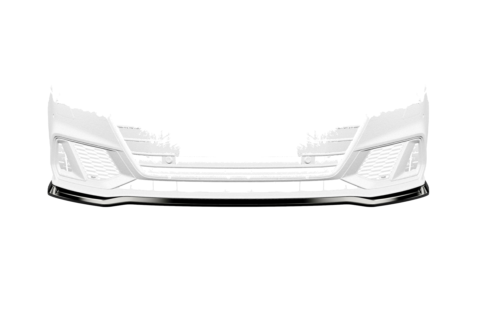 Lame de parechoc avant pour Audi A7 C8 (Typ 4K / F2) / S7 C8 (Typ 4K / F2) S-Line et S7 (2018-2024) - Fabriqué en ABS (6 finitions au choix)