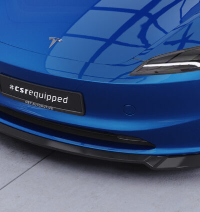 Lame de parechoc avant pour Tesla Model 3 toutes carrosseries (facelift) (depuis 09/2023) - Fabriqué en ABS (6 finitions au choix)