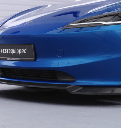 Lame de parechoc avant pour Tesla Model 3 toutes carrosseries (facelift) (depuis 09/2023) - Fabriqué en ABS (6 finitions au choix)