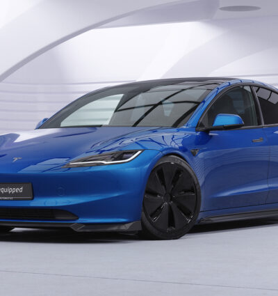 Lame de parechoc avant pour Tesla Model 3 toutes carrosseries (facelift) (depuis 09/2023) - Fabriqué en ABS (6 finitions au choix)