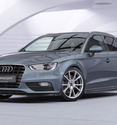 Lame de parechoc avant pour Audi A3 8V sauf cabriolet et berline (2012-2016) - Fabriqué en ABS (6 finitions au choix)