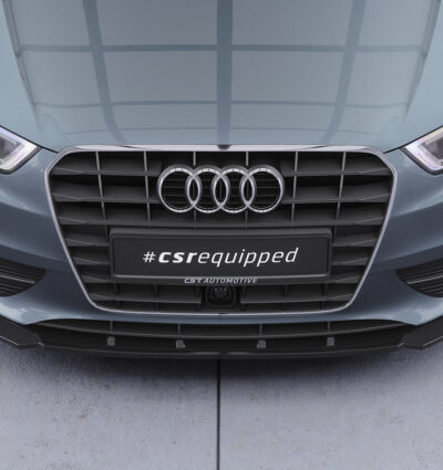 Lame de parechoc avant pour Audi A3 8V sauf cabriolet et berline (2012-2016) - Fabriqué en ABS (6 finitions au choix)