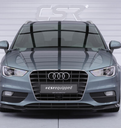 Lame de parechoc avant pour Audi A3 8V sauf cabriolet et berline (2012-2016) - Fabriqué en ABS (6 finitions au choix)