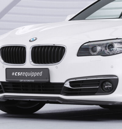 Lame de parechoc avant pour BMW Série 5 F10 / F11 berline / break (facelift) (2013-2017) - Fabriqué en ABS (6 finitions au choix)