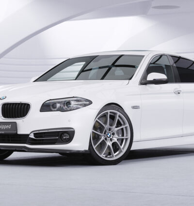 Lame de parechoc avant pour BMW Série 5 F10 / F11 berline / break (facelift) (2013-2017) - Fabriqué en ABS (6 finitions au choix)