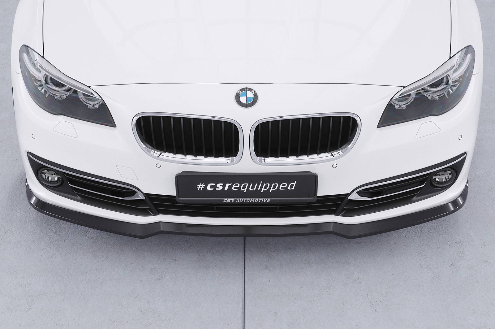 Lame de parechoc avant pour BMW Série 5 F10 / F11 berline / break (facelift) (2013-2017) - Fabriqué en ABS (6 finitions au choix)