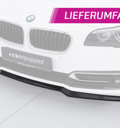Lame de parechoc avant pour BMW Série 5 F10 / F11 berline / break (facelift) (2013-2017) - Fabriqué en ABS (6 finitions au choix)