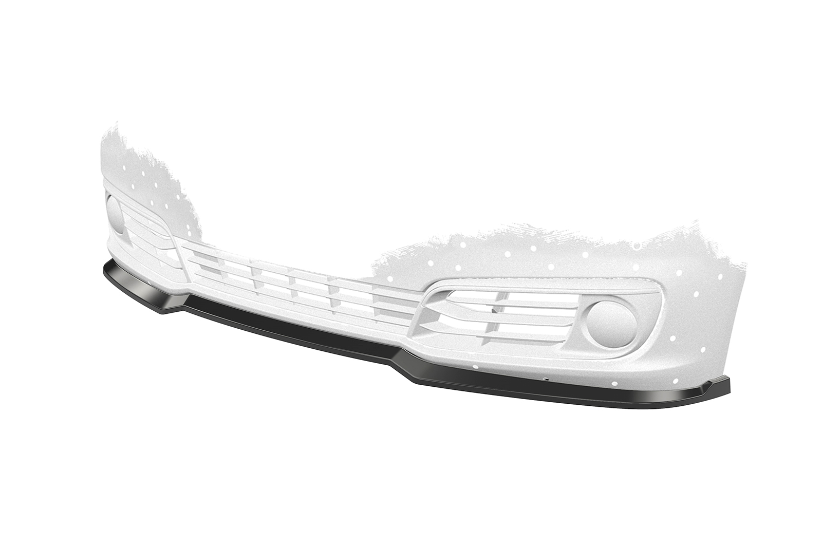 Lame de parechoc avant pour BMW Série 5 F10 / F11 berline / break (facelift) (2013-2017) - Fabriqué en ABS (6 finitions au choix)