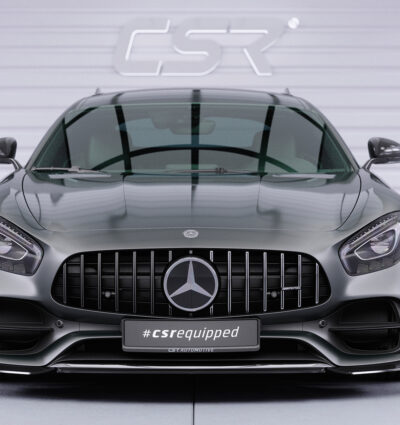 Lame de parechoc avant pour Mercedes-Benz AMG GT (190) toutes carrosseries (03/2017-12/2021) - Fabriqué en ABS (6 finitions au choix)