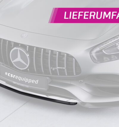 Lame de parechoc avant pour Mercedes-Benz AMG GT (190) toutes carrosseries (03/2017-12/2021) - Fabriqué en ABS (6 finitions au choix)