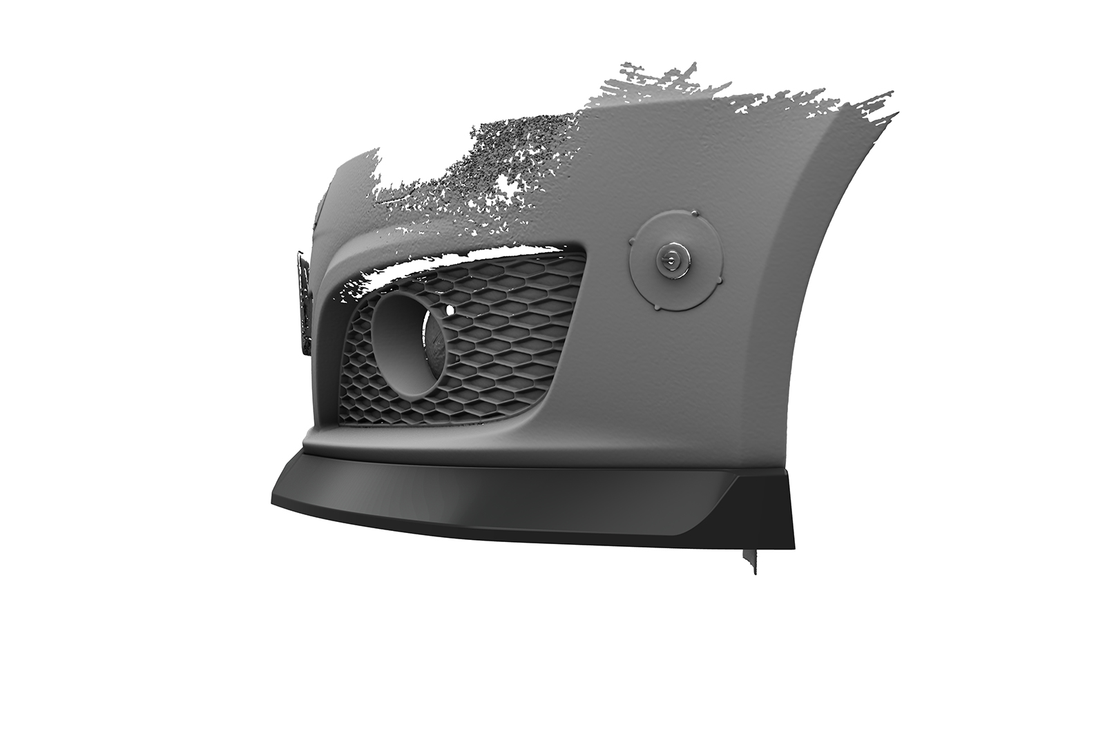 Lame de parechoc avant pour Seat Leon 2 (Typ 1P) toutes carrosseries (facelift) (2009-2012) - Fabriqué en ABS (6 finitions au choix)