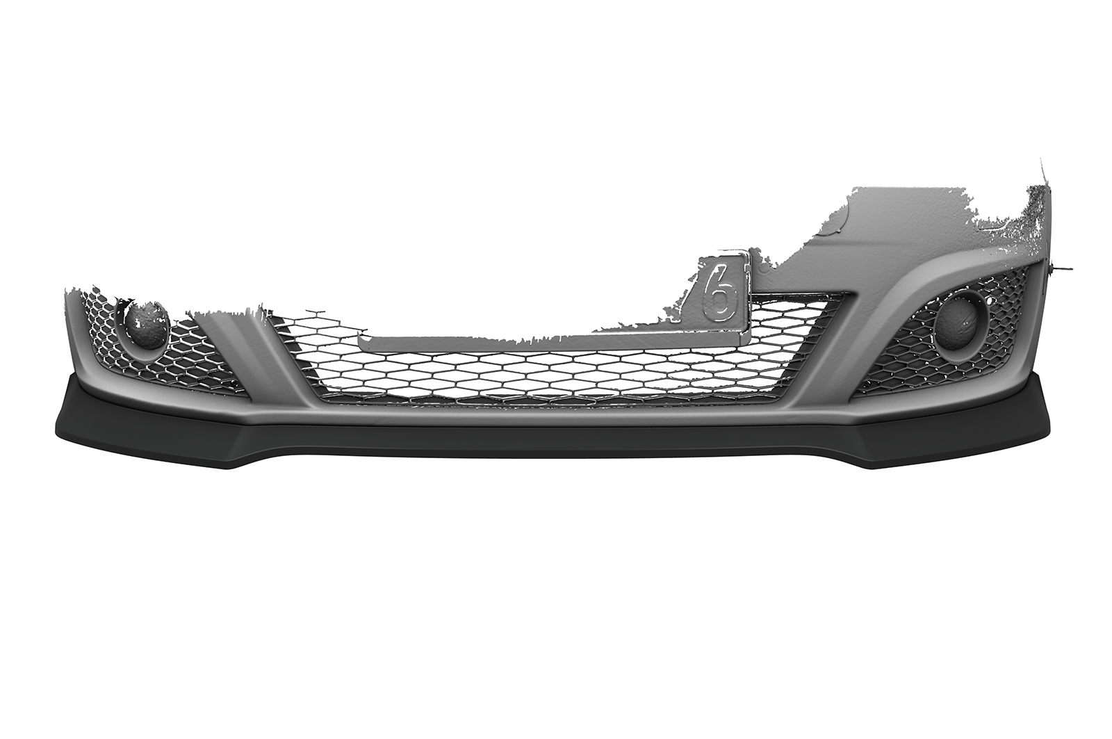 Lame de parechoc avant pour Seat Leon 2 (Typ 1P) toutes carrosseries (facelift) (2009-2012) - Fabriqué en ABS (6 finitions au choix)