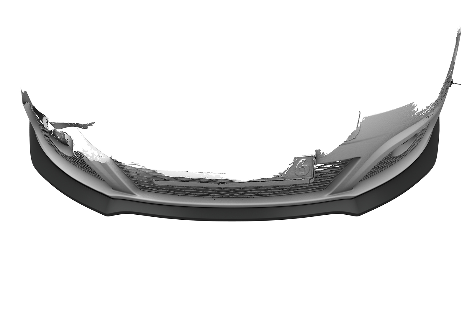 Lame de parechoc avant pour Seat Leon 2 (Typ 1P) toutes carrosseries (facelift) (2009-2012) - Fabriqué en ABS (6 finitions au choix)