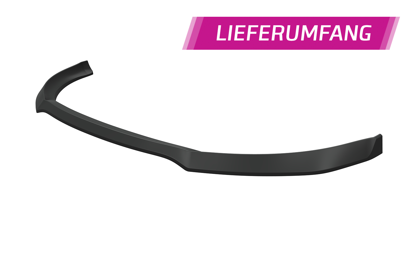 Lame de parechoc avant pour Seat Leon 2 (Typ 1P) toutes carrosseries (facelift) (2009-2012) - Fabriqué en ABS (6 finitions au choix)
