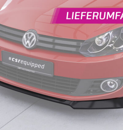 Lame de parechoc avant pour VW Golf 6 (Typ 5K1 hatchback (2008-2012) - Fabriqué en ABS (6 finitions au choix)