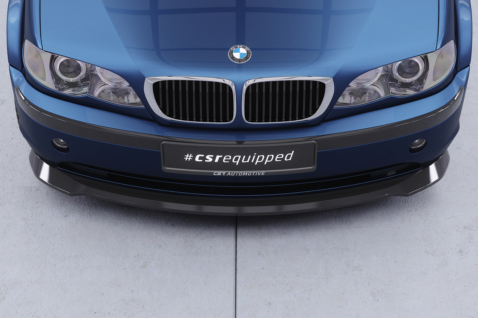 Lame de parechoc avant pour BMW Série 3 E46 berline / break (facelift) (2001-2005) - Fabriqué en ABS (6 finitions au choix)