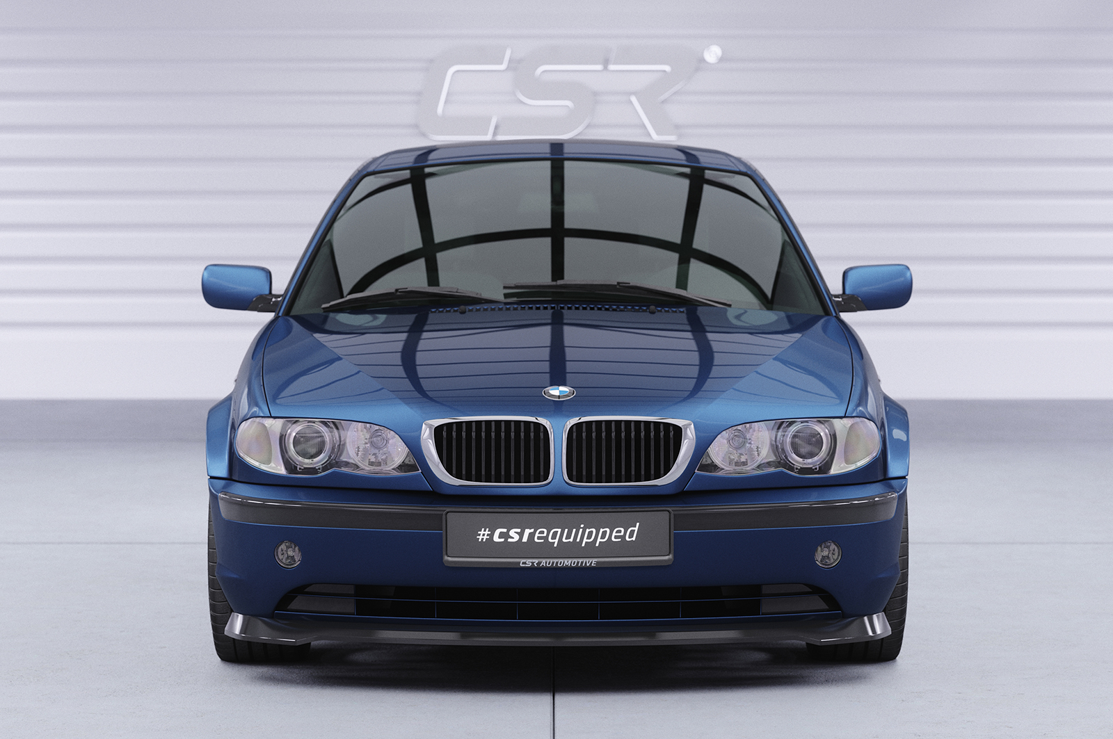 Lame de parechoc avant pour BMW Série 3 E46 berline / break (facelift) (2001-2005) - Fabriqué en ABS (6 finitions au choix)
