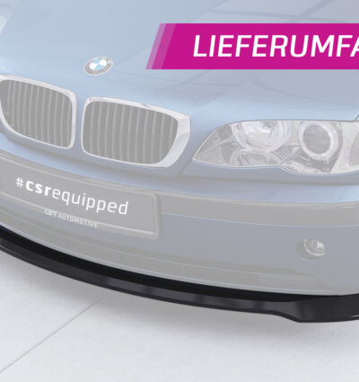 Lame de parechoc avant pour BMW Série 3 E46 berline / break (facelift) (2001-2005) - Fabriqué en ABS (6 finitions au choix)