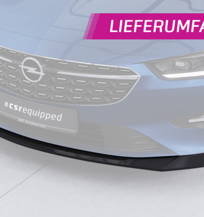 Lame de parechoc avant pour Opel Insignia B toutes carrosseries (facelift) (2020-2022) - Fabriqué en ABS (6 finitions au choix)
