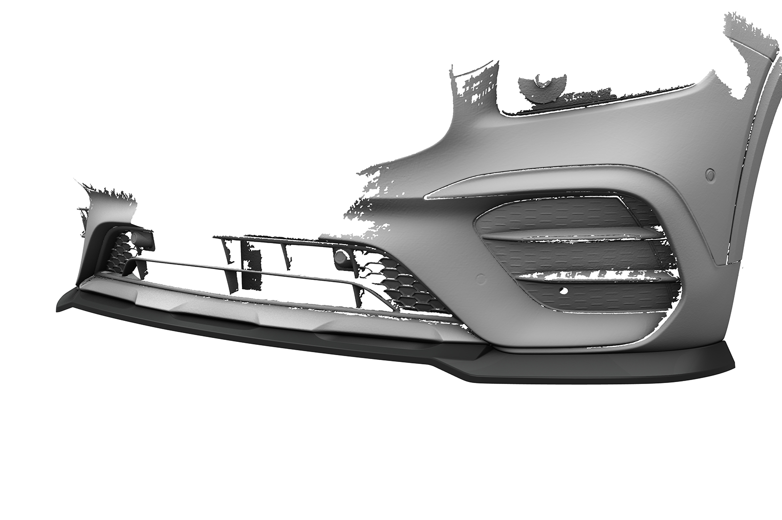 Lame de parechoc avant pour Mercedes-Benz GLB X247 toutes carrosseries (depuis 2019) - Fabriqué en ABS (6 finitions au choix)
