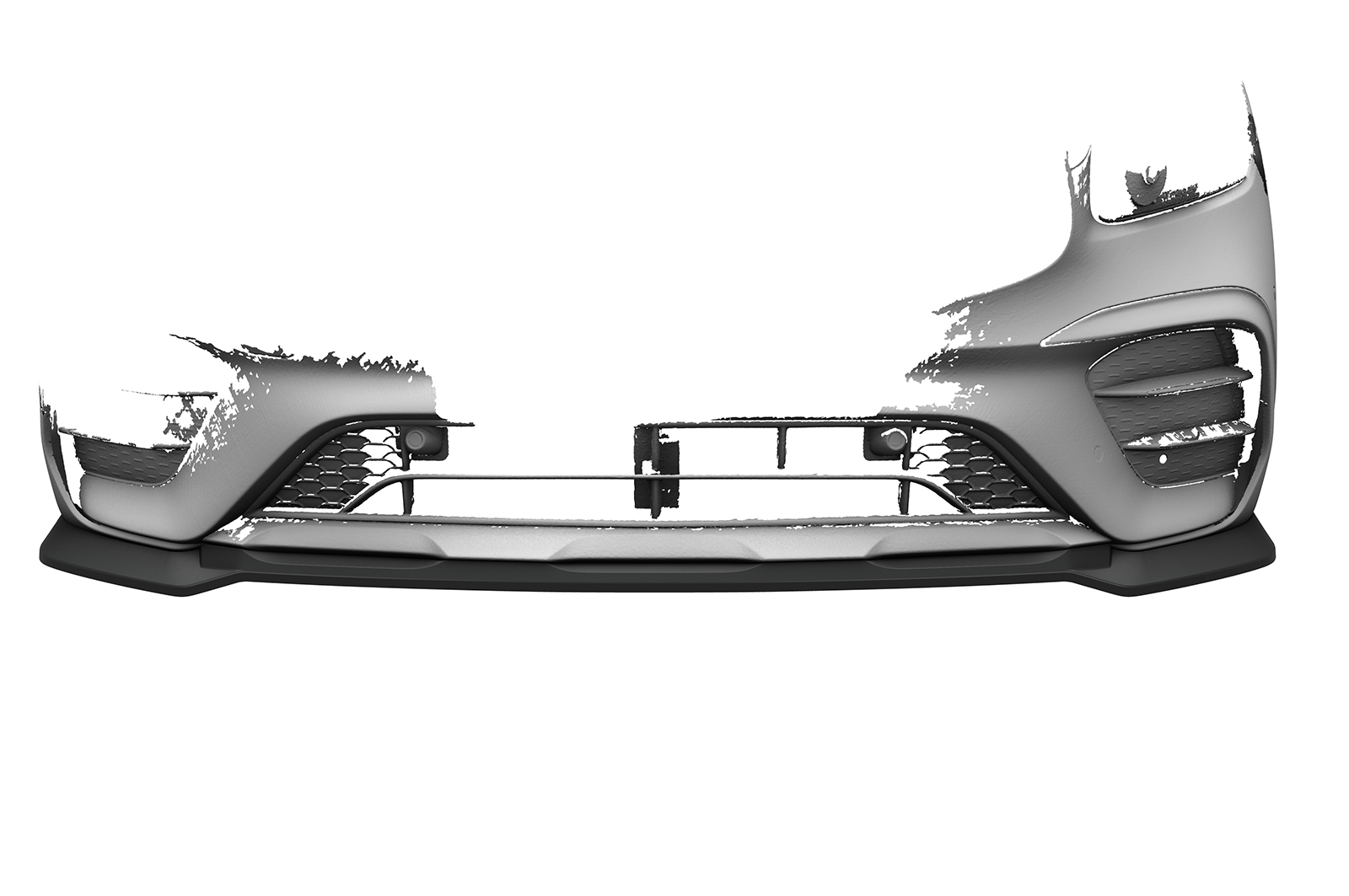 Lame de parechoc avant pour Mercedes-Benz GLB X247 toutes carrosseries (depuis 2019) - Fabriqué en ABS (6 finitions au choix)