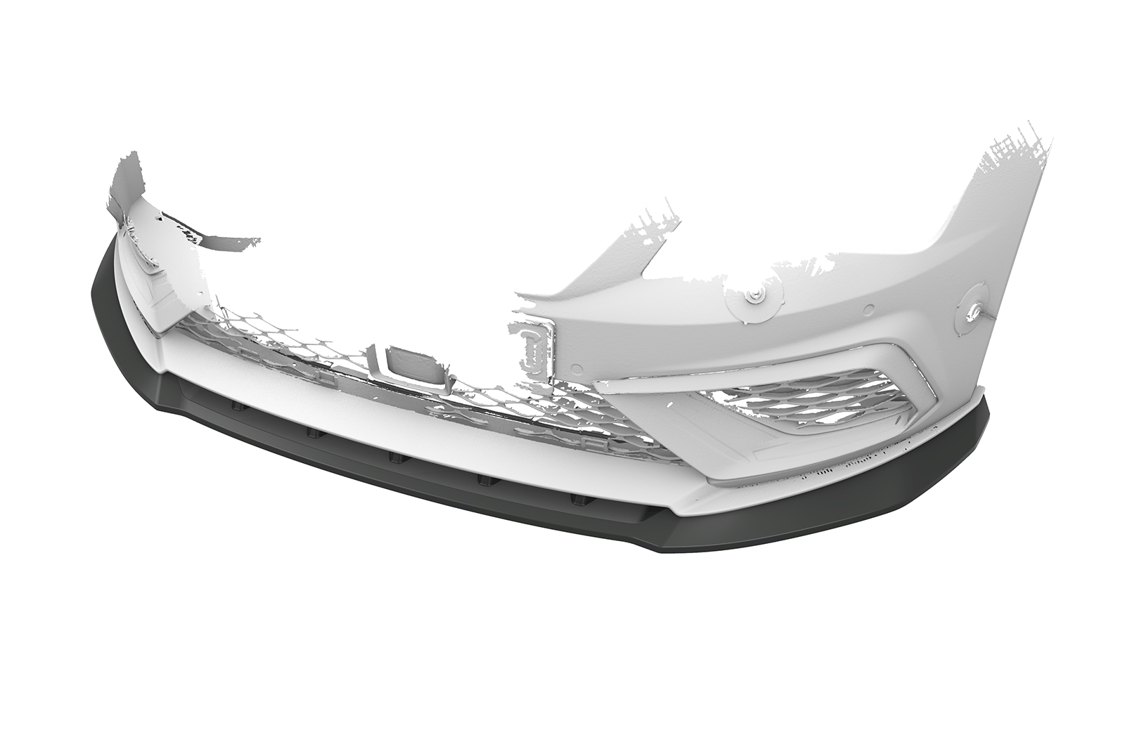 Lame de parechoc avant pour Seat Leon 3 Typ 5F Cupra R (2017-2020) - Fabriqué en ABS (6 finitions au choix)