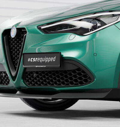 Lame de parechoc avant pour Alfa Romeo Stelvio toutes carrosseries (depuis 2017) - Fabriqué en ABS (6 finitions au choix)
