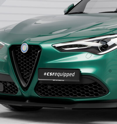 Lame de parechoc avant pour Alfa Romeo Stelvio toutes carrosseries (depuis 2017) - Fabriqué en ABS (6 finitions au choix)