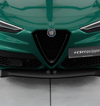 Lame de parechoc avant pour Alfa Romeo Stelvio toutes carrosseries (depuis 2017) - Fabriqué en ABS (6 finitions au choix)