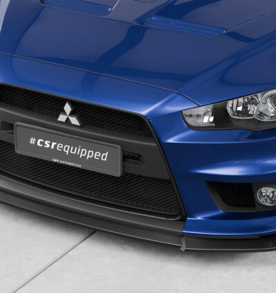 Lame de parechoc avant pour Mitsubishi Lancer Evolution X toutes carrosseries (2009-2016) - Fabriqué en ABS (6 finitions au choix)
