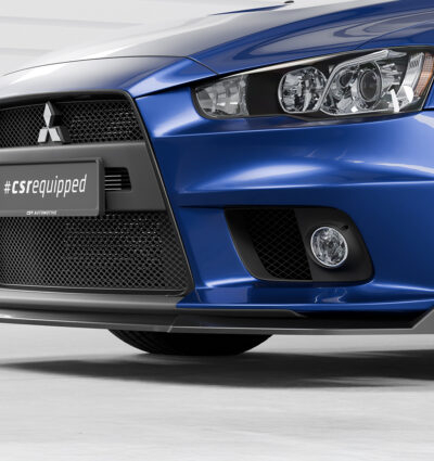 Lame de parechoc avant pour Mitsubishi Lancer Evolution X toutes carrosseries (2009-2016) - Fabriqué en ABS (6 finitions au choix)