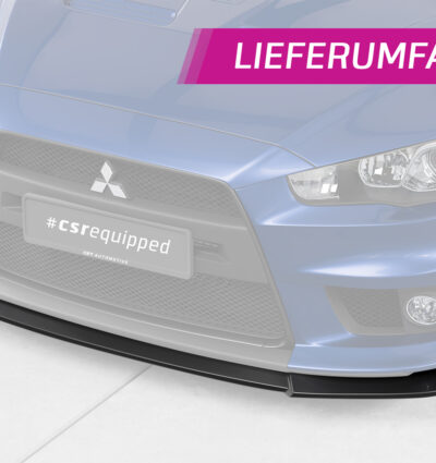 Lame de parechoc avant pour Mitsubishi Lancer Evolution X toutes carrosseries (2009-2016) - Fabriqué en ABS (6 finitions au choix)