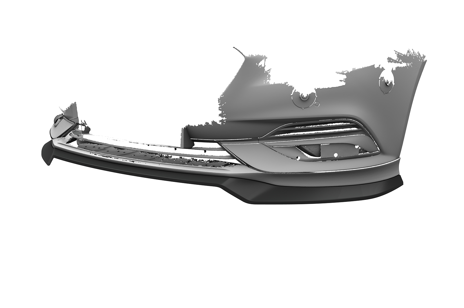 Lame de parechoc avant pour Opel Insignia B GrandSport OPC-Line (2017-2020) - Fabriqué en ABS (6 finitions au choix)