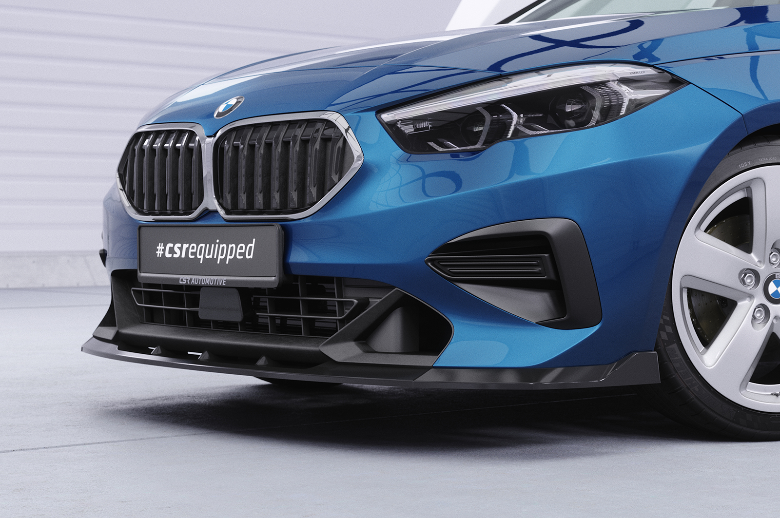 Lame de parechoc avant pour BMW Série 2 F44 Gran coupé (Serie / Advantage / Sport Line) (depuis 2020) - Fabriqué en ABS (6 finitions au choix)