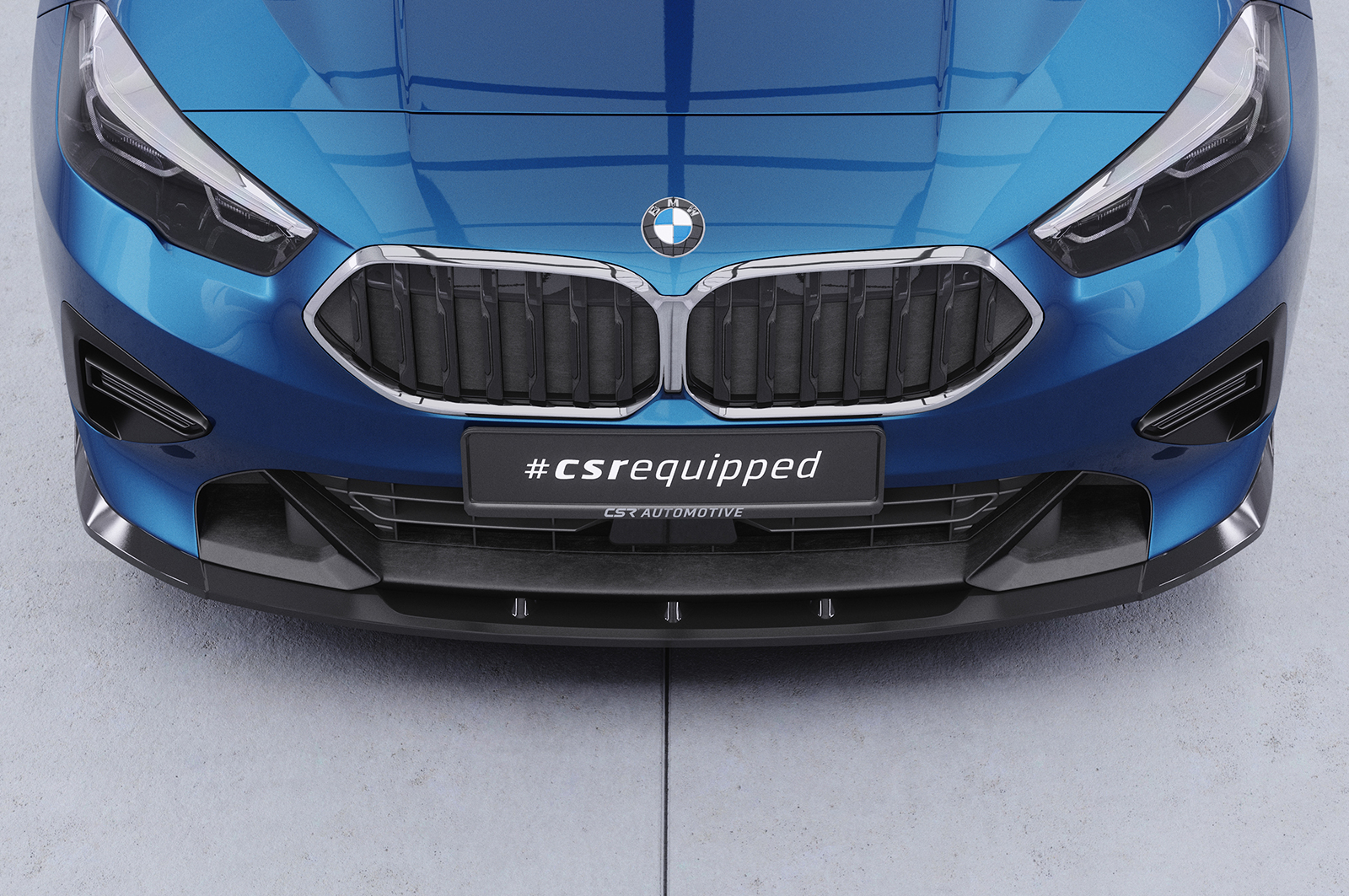 Lame de parechoc avant pour BMW Série 2 F44 Gran coupé (Serie / Advantage / Sport Line) (depuis 2020) - Fabriqué en ABS (6 finitions au choix)