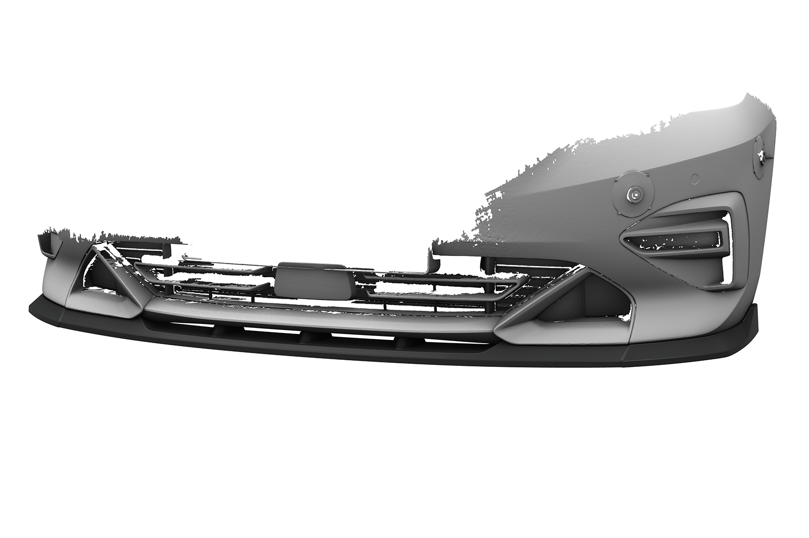 Lame de parechoc avant pour BMW Série 2 F44 Gran coupé (Serie / Advantage / Sport Line) (depuis 2020) - Fabriqué en ABS (6 finitions au choix)