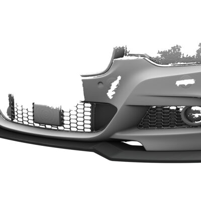 Lame de parechoc avant pour BMW Série 3 F30 / F31 Pack M (facelift) (2015-2018) - Fabriqué en ABS (6 finitions au choix)