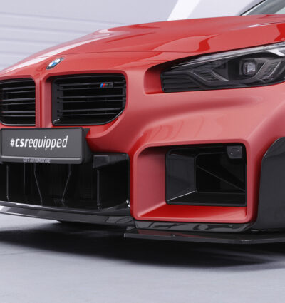Lame de parechoc avant pour BMW M2 G87 avec M Performance Frontaufsatz (depuis 2023) - Fabriqué en ABS (6 finitions au choix)
