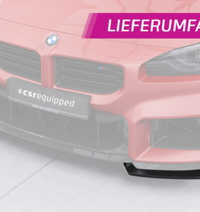 Lame de parechoc avant pour BMW M2 G87 avec M Performance Frontaufsatz (depuis 2023) - Fabriqué en ABS (6 finitions au choix)