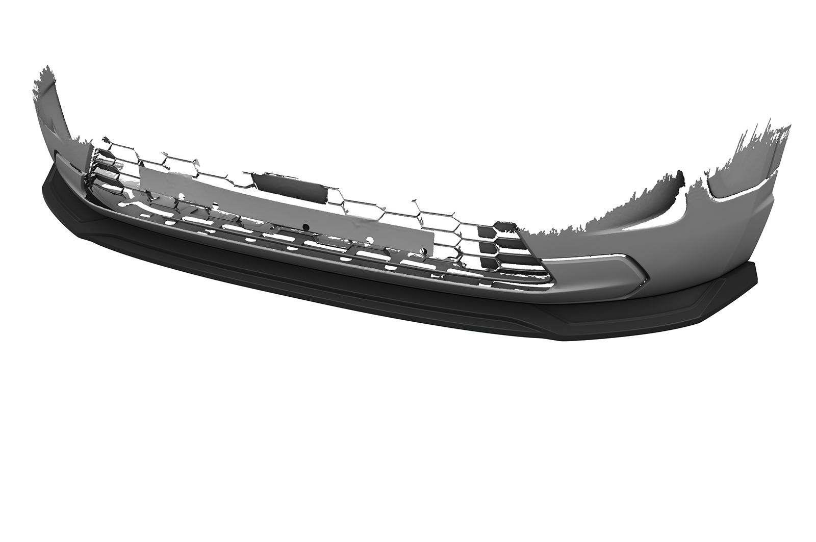 Lame de parechoc avant pour Jeep Avenger toutes carrosseries ((essence / e-Hybrid / électrique dans les versions Summit / Longitude et Altitude) (depuis 2023) - Fabriqué en ABS (6 finitions au choix)