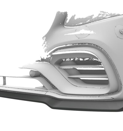 Lame de parechoc avant pour Mercedes-Benz GLC X253 / C253 63 AMG (2015-2022) - Fabriqué en ABS (6 finitions au choix)