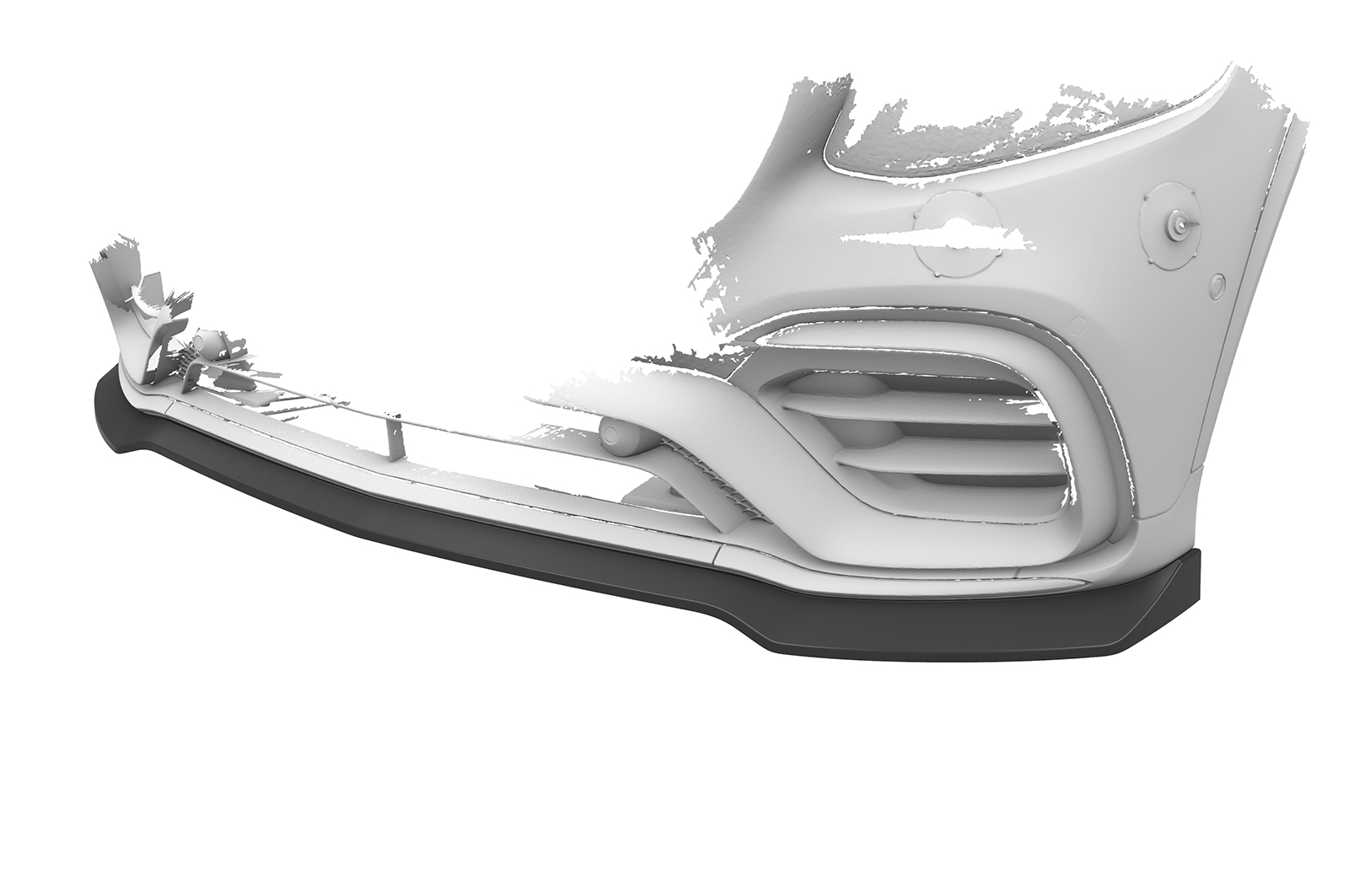 Lame de parechoc avant pour Mercedes-Benz GLC X253 / C253 63 AMG (2015-2022) - Fabriqué en ABS (6 finitions au choix)