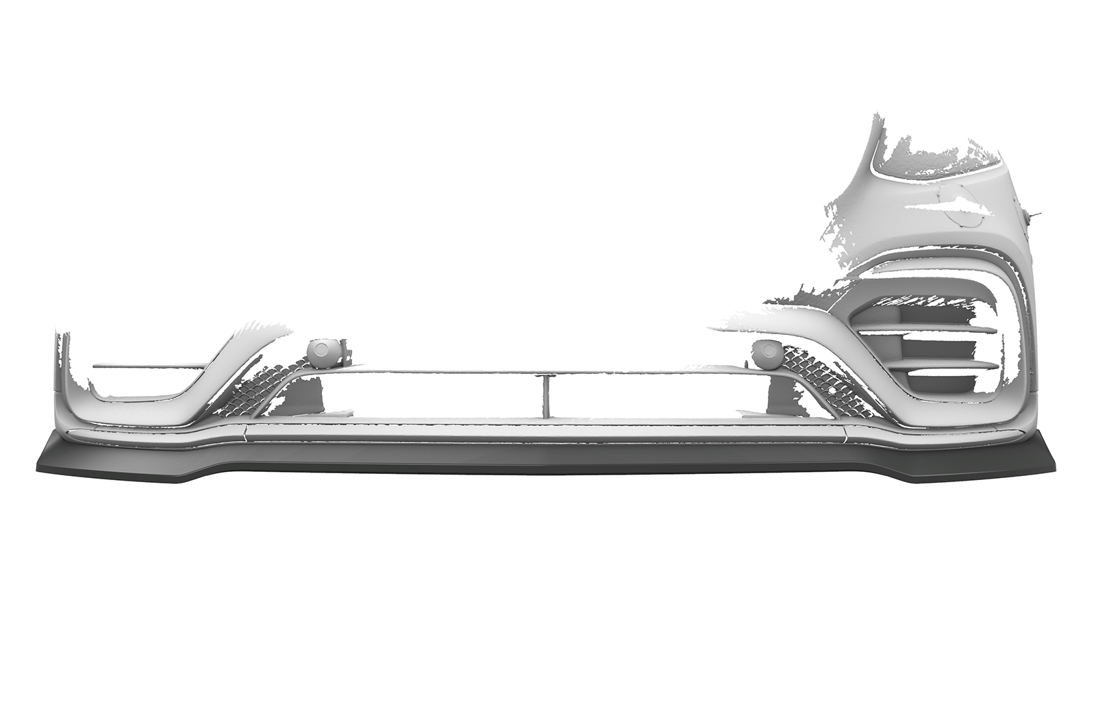 Lame de parechoc avant pour Mercedes-Benz GLC X253 / C253 63 AMG (2015-2022) - Fabriqué en ABS (6 finitions au choix)