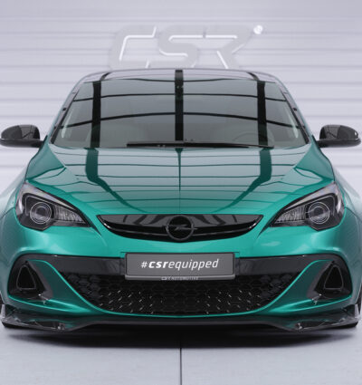 Lame de parechoc avant pour Opel Astra J OPC (06/2012-04/2018) - Fabriqué en ABS (6 finitions au choix)
